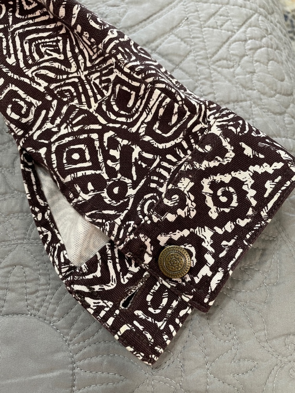 Ruby Rd. Printed cotton jacket 10P - Picture 8 of 13